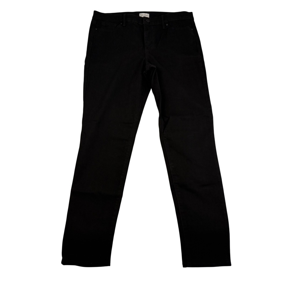 Jessica Simpson Womens Black‎ Skinny Jeans Stretch Denim Size 14 Solid Mid Rise